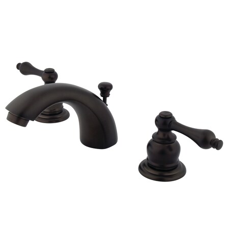 Kingston Brass Mini-Widespread Bathroom Faucet, Oil Rubbed Bronze GKB945AL